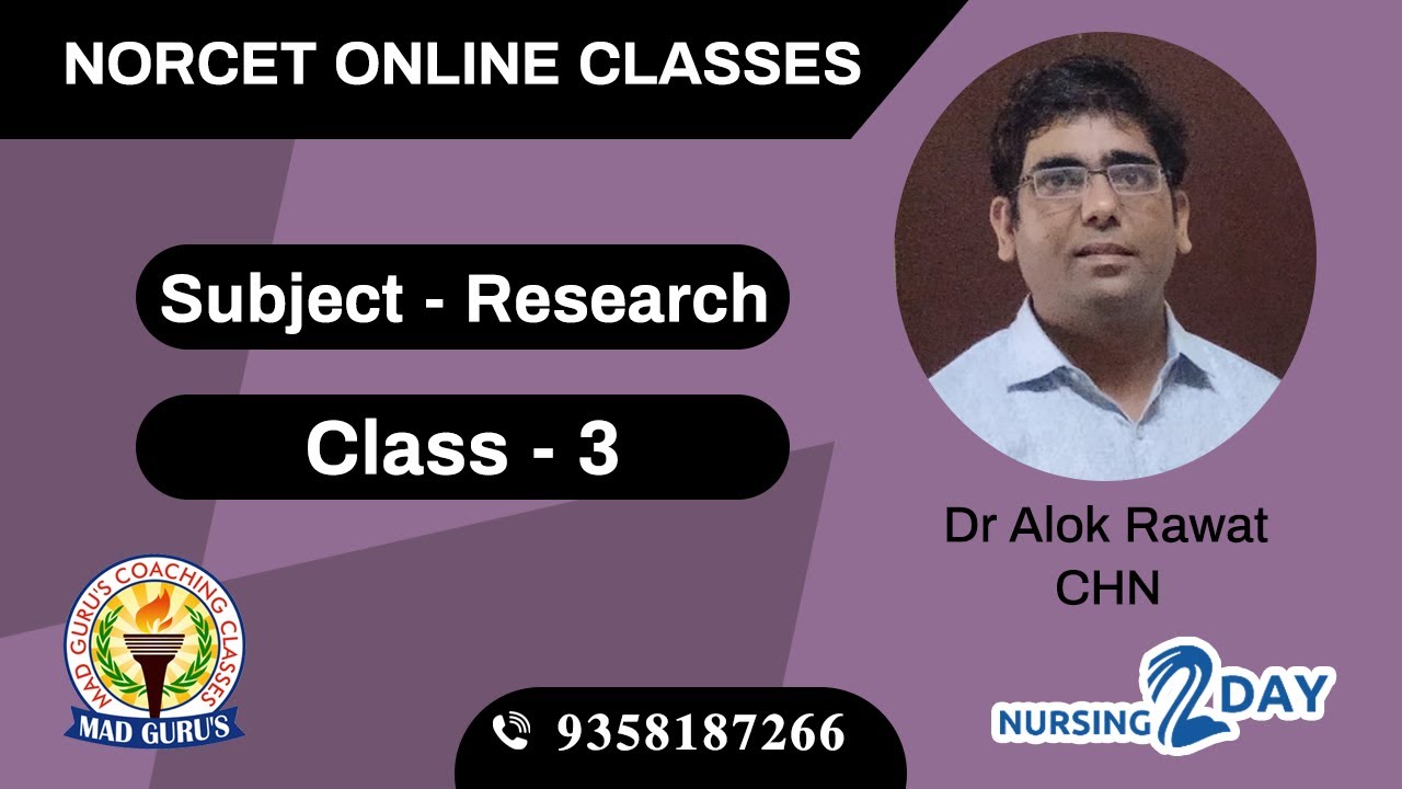 Research Class - 3